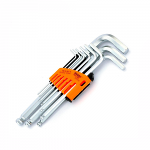 Hex key set Jakemy JM-HK2-1, 9 pieces, CR-V - 17645