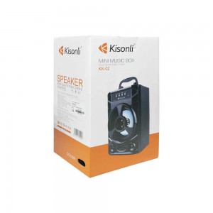 Ηχεἰο Kisonli KK-02, Bluetooth, USB, SD, FM,  Μαυρο - 22134