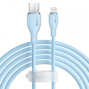 Data cable Baseus Pudding, Lightning, 2.0m, Blue - 40431