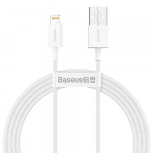 Data cable Baseus Superior, Lightning, 1.5m, White - 40471