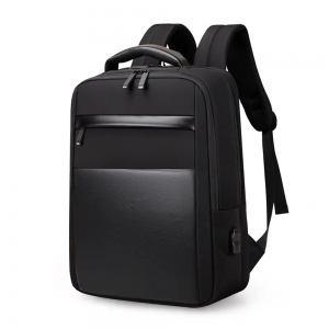 Laptop backpack No brand BP-12, 15.6", Μαυρο - 45301