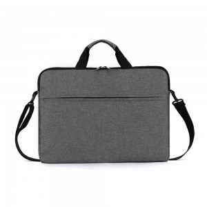 Laptop bag No brand LP-09, 15.6", Γκρί - 45319