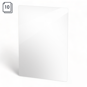 Protective film sheet No brand, Hydrogel, 10pcs, For plotter, UV PET, Clear, 150um, 120x180mm - 52744