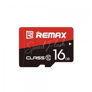 Memory card Remax Speed Flash, Micro SD, 16GB, Class 10, UHS-1, Red - 62057