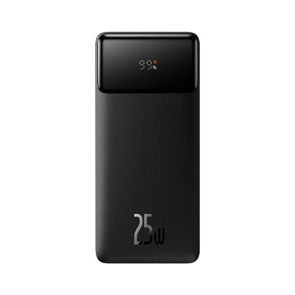 Power bank Baseus Bipow, 20000mAh, 25W, With Type-C cable, Black - 87089