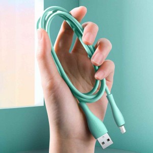 Joyroom USB - micro USB cable 2,4 A 1 m green