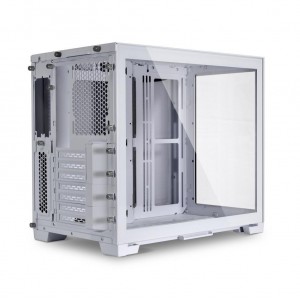 Lian Li PC-O11 Dynamic MINI Snow White - ATX / M-ATX / mini-ITX Steel Midi Tower Case Tempered Glass