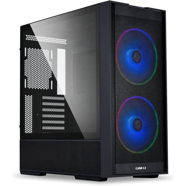 Lian Li LANCOOL 206 Black - ATX PC Case w. 2 x front 160 PWM fans (ARGB)