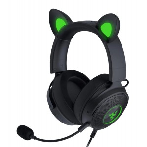 Razer KRAKEN KITTY V2 PRO - Black - RGB - USB 7.1 Gaming Headset - Kitty, Bear, Bunny Ears