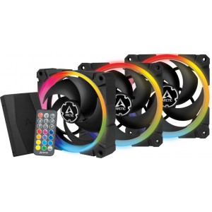 Arctic BioniX P120 A-RGB 3 Fans Bundle - 120mm A-RGB illuminated fans & ARGB Controller.