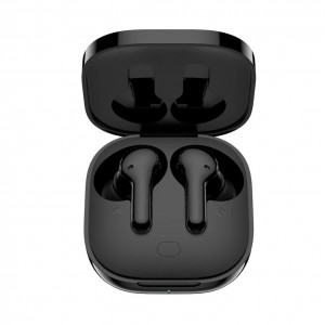 QCY T13 TWS Black Dual Driver 4-mic noise cancel. True Wireless Earbuds - Quick Charge 380mAh