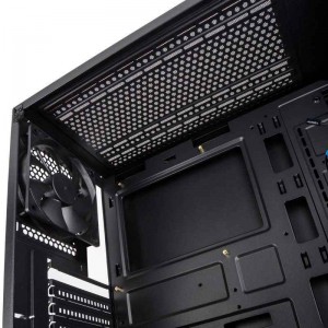 Kolink Stronghold Midi-Tower, Tempered Glass PC Case - black