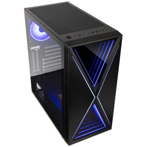 Kolink Void X ARGB Midi-Tower Black Tempered Glass PC Case