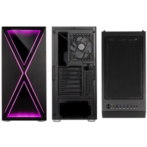 Kolink Void X ARGB Midi-Tower Black Tempered Glass PC Case